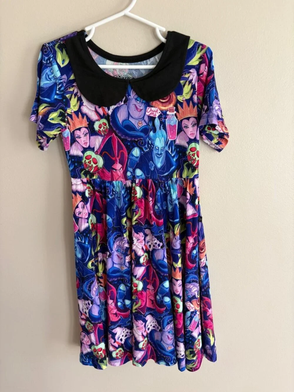 Onyx & Lore Disney Villains Dress Girls Evil Queen Ursula Maleficent Size 8 T